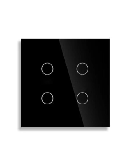 IoTiV TYB4 Smart Switch BLACK (4 Gang)