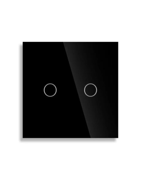 IoTiV TYB2 Smart Switch BLACK (2 Gang)