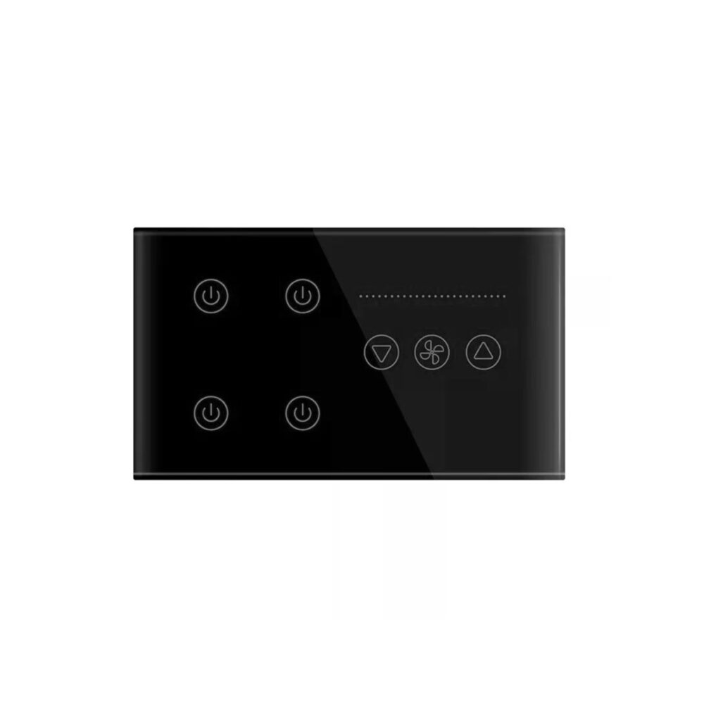 IoTiV Smart light & Fan switch Black