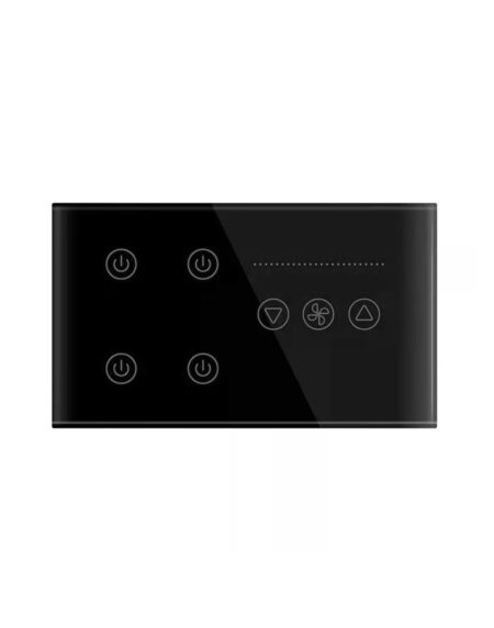 IoTiV Smart light & Fan switch Black